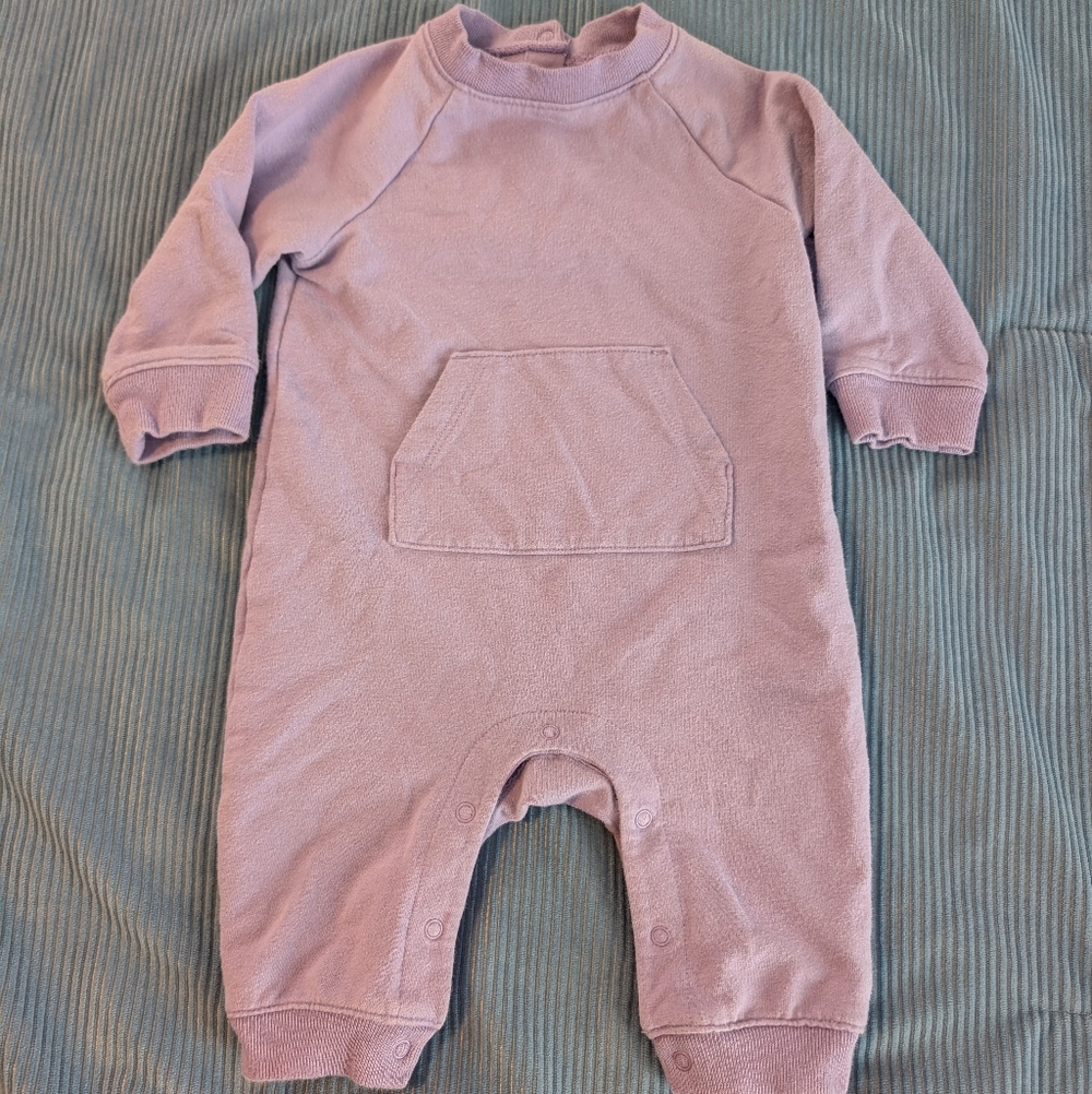 Primary Lavender Baby Romper